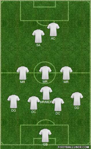 Pro Evolution Soccer Team Formation 2012