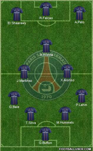 Paris Saint-Germain Formation 2012