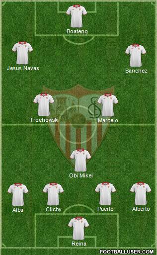 Sevilla F.C., S.A.D. Formation 2012