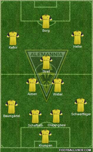TSV Alemannia Aachen Formation 2012