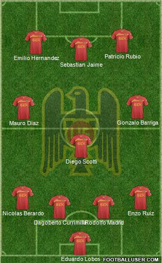 CD Unión Española S.A.D.P. Formation 2012