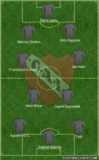 Independiente Formation 2012