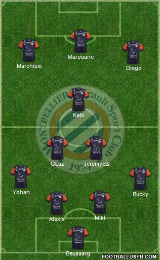 Montpellier Hérault Sport Club Formation 2012