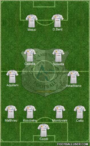 Amiens Sporting Club Football Formation 2012