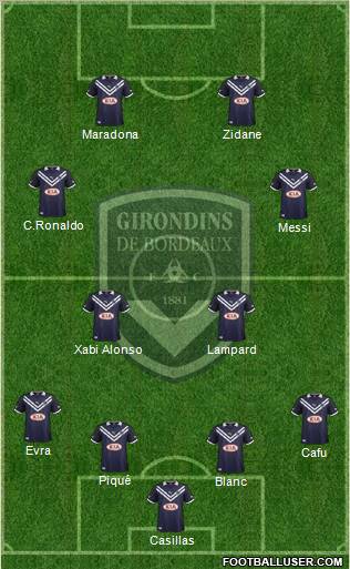 FC Girondins de Bordeaux Formation 2012