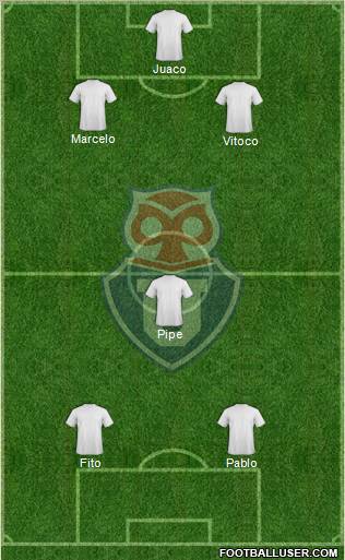 CF Universidad de Chile Formation 2012