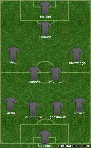 Pro Evolution Soccer Team Formation 2012