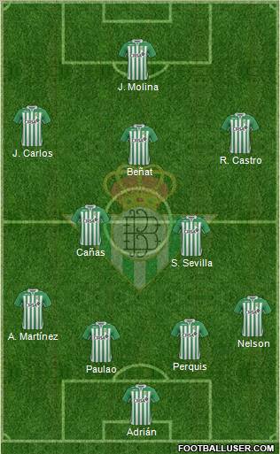 Real Betis B., S.A.D. Formation 2012