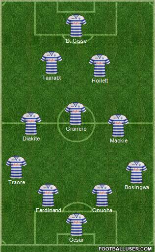 Queens Park Rangers Formation 2012
