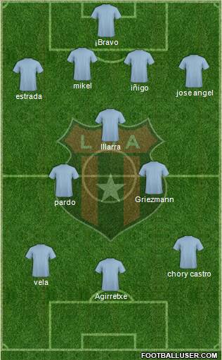 Liga Deportiva Alajuelense Formation 2012