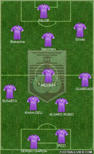 Defensor Sporting Club Formation 2012