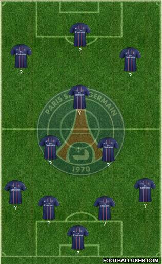 Paris Saint-Germain Formation 2012