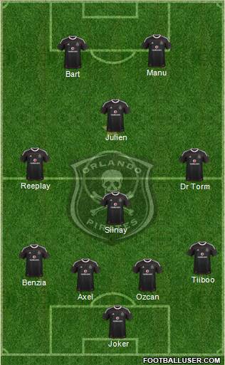 Orlando Pirates Formation 2012