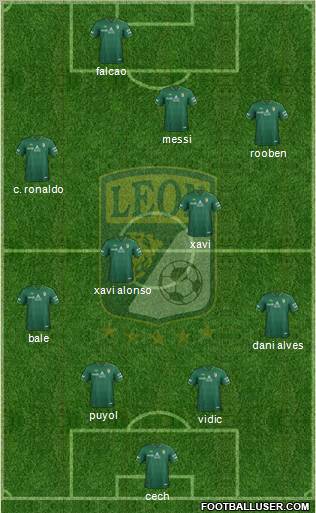 Club Deportivo León football formation