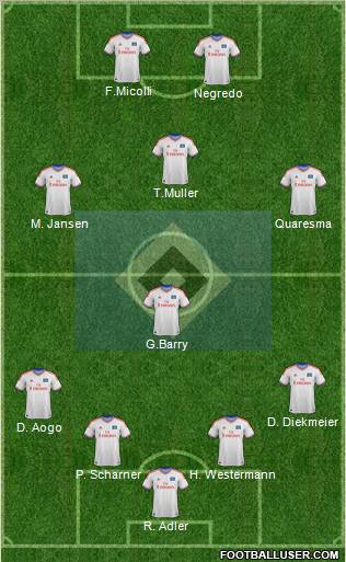 Hamburger SV Formation 2012