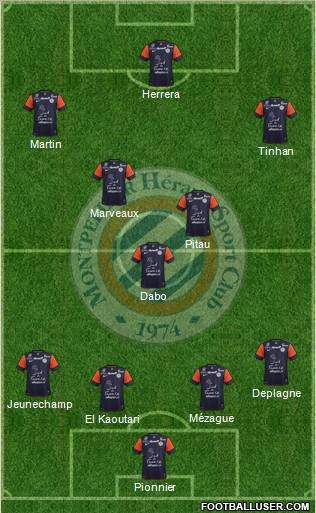 Montpellier Hérault Sport Club Formation 2012