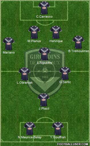 FC Girondins de Bordeaux Formation 2012