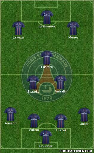 Paris Saint-Germain Formation 2012