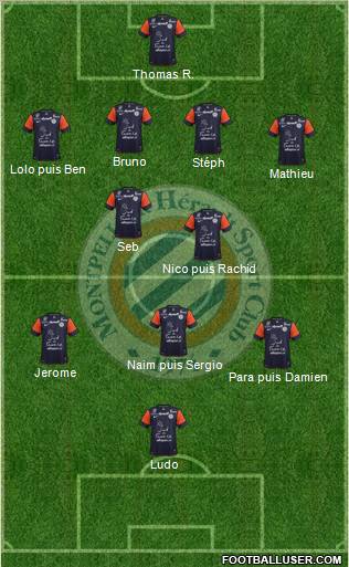 Montpellier Hérault Sport Club Formation 2012