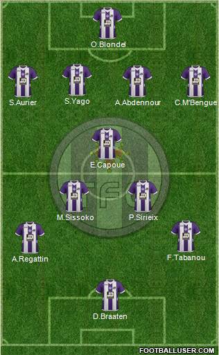 Toulouse Football Club Formation 2012