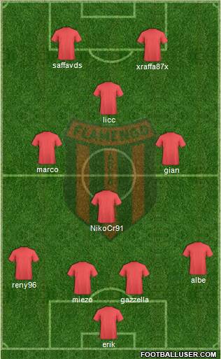 Flamengo EC de Arcoverde Formation 2012
