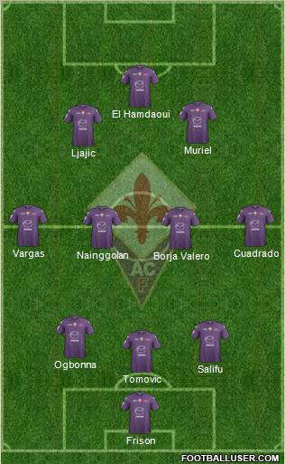 Fiorentina Formation 2012