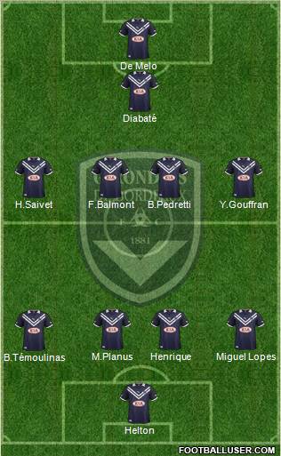 FC Girondins de Bordeaux Formation 2012