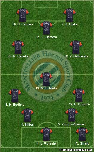 Montpellier Hérault Sport Club Formation 2012