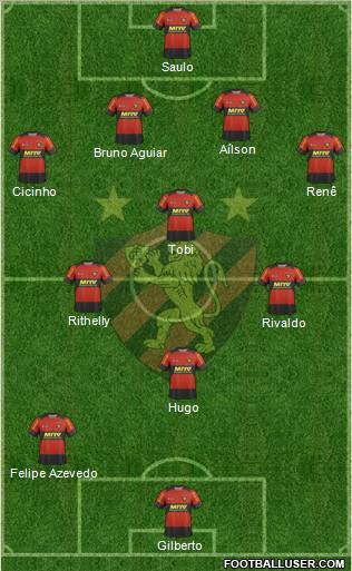 Sport C Recife football formation