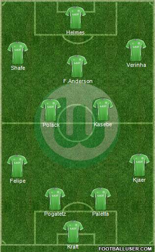VfL Wolfsburg Formation 2012