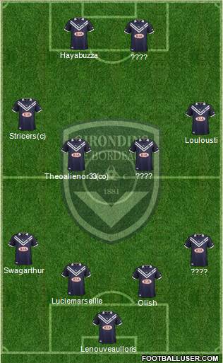 FC Girondins de Bordeaux Formation 2012