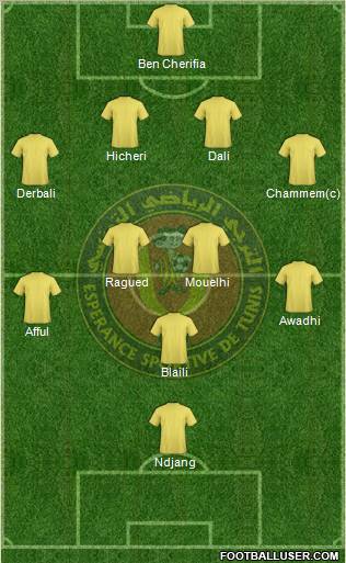 Espérance Sportive de Tunis football formation