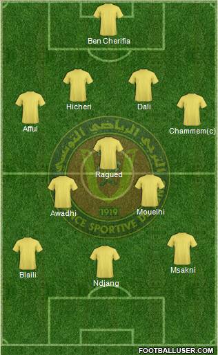 Espérance Sportive de Tunis football formation