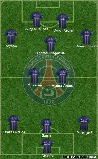 Paris Saint-Germain Formation 2012