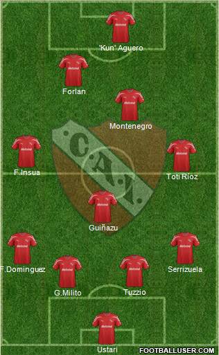 Independiente Formation 2012
