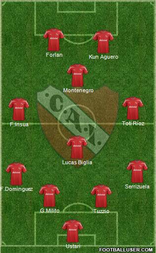 Independiente Formation 2012