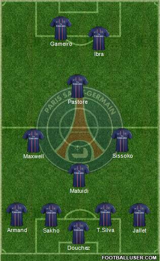 Paris Saint-Germain Formation 2012