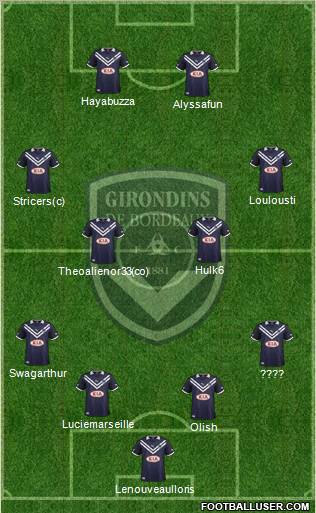 FC Girondins de Bordeaux Formation 2012