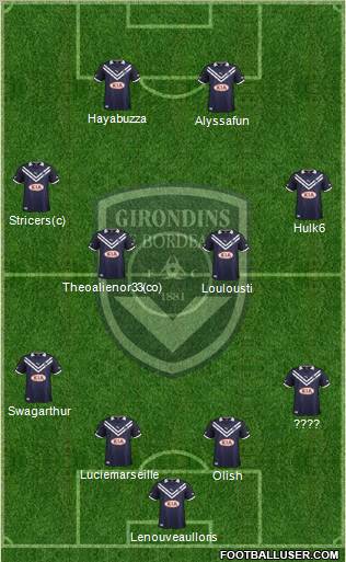 FC Girondins de Bordeaux Formation 2012