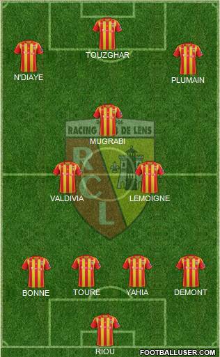 Racing Club de Lens Formation 2012