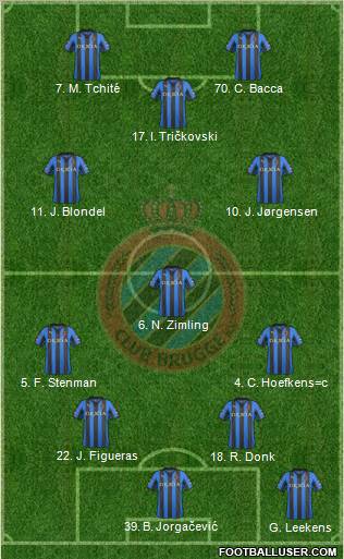 Club Brugge KV Formation 2012