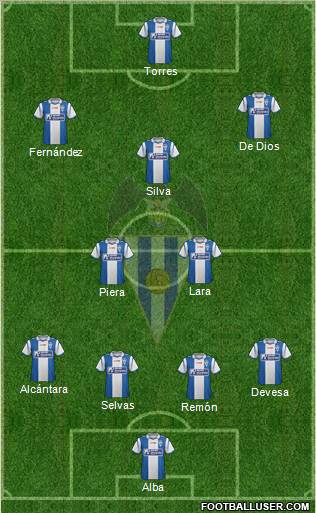 C.D. Alcoyano Formation 2012
