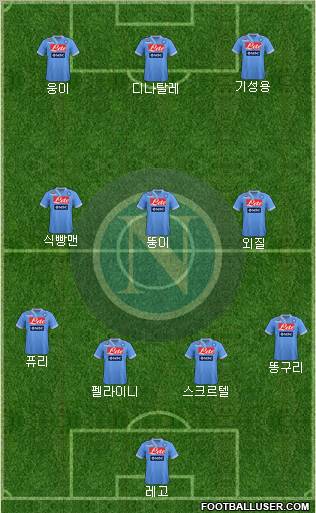 Napoli Formation 2012