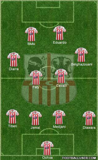 Athletic Club Ajaccien Football Formation 2012