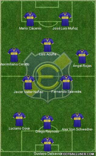 CD Everton de Viña del Mar S.A.D.P. Formation 2012