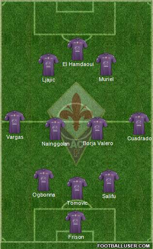 Fiorentina Formation 2012