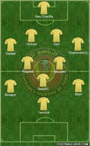 Espérance Sportive de Tunis football formation