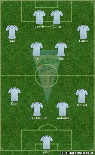 C.P. Ejido S.A.D. Formation 2012