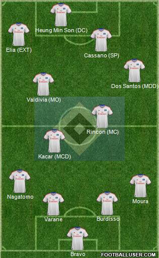 Hamburger SV Formation 2012