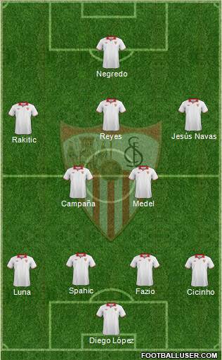 Sevilla F.C., S.A.D. Formation 2012